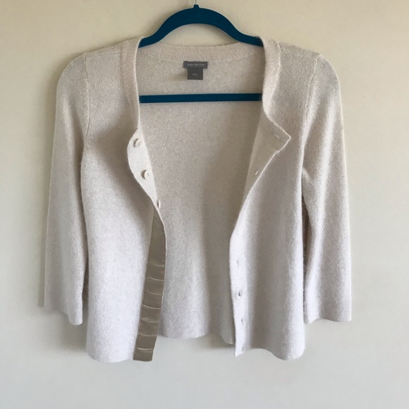 Ann Taylor Tops - Ann Taylor Angora / Merino Wool Cardigan